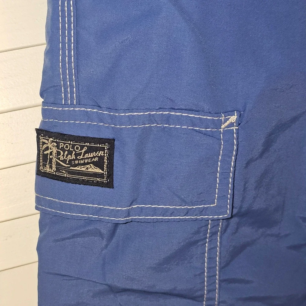 Polo Ralph Lauren Mens Blue Swim Trunks Shorts‎ Large